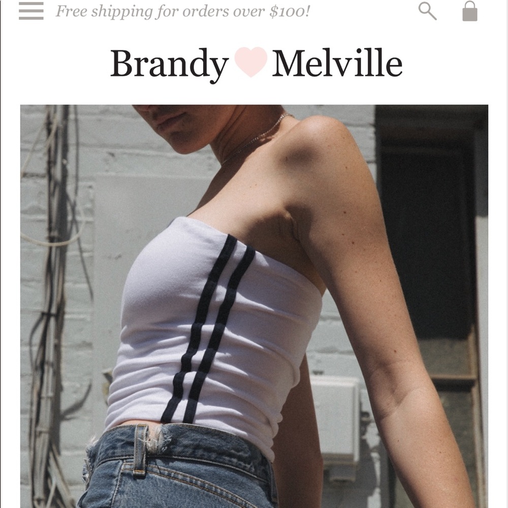 Brandy Melville NWT Jenny Tube Top